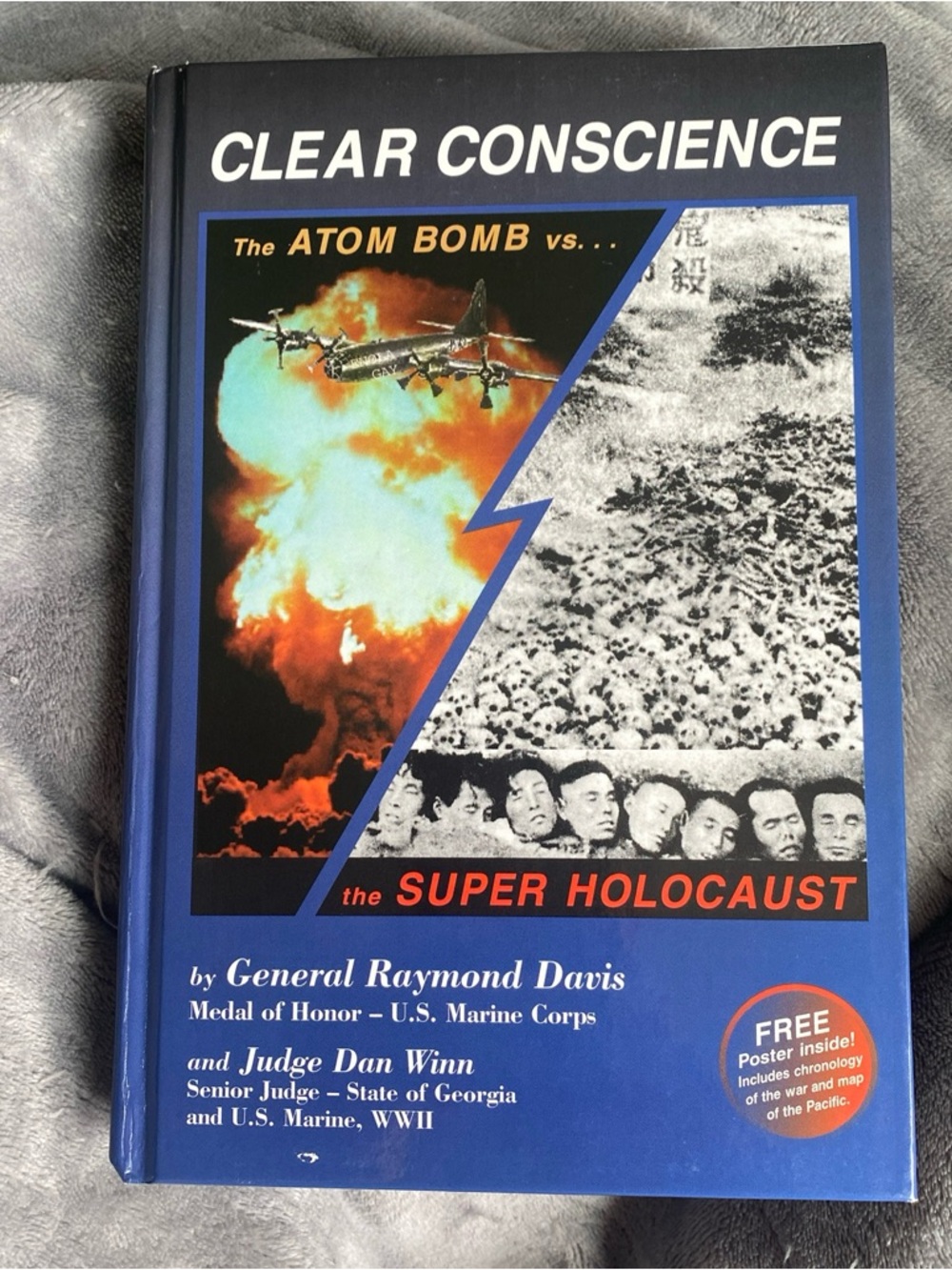 Clear Conscience Signed by Judge Dan Winn Hardcover 1999 Atom Bomb WWII History